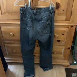 AE high waisted mom jeans